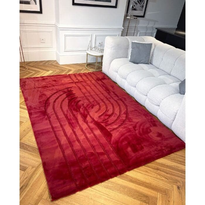 TAPIS RECTANGULAIRE - ROUGE - Image 2
