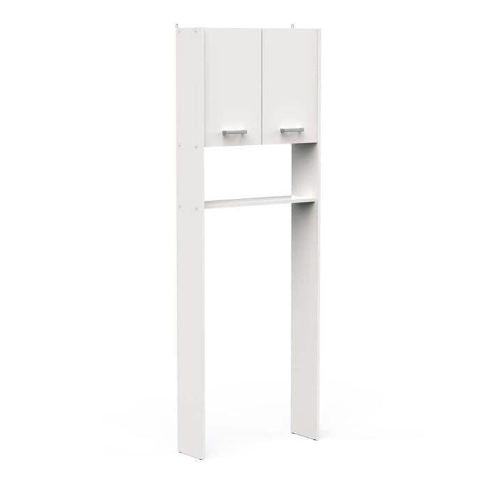 COLONNE SALLE DE BAIN 2 PORTES - BLANC - Image 2