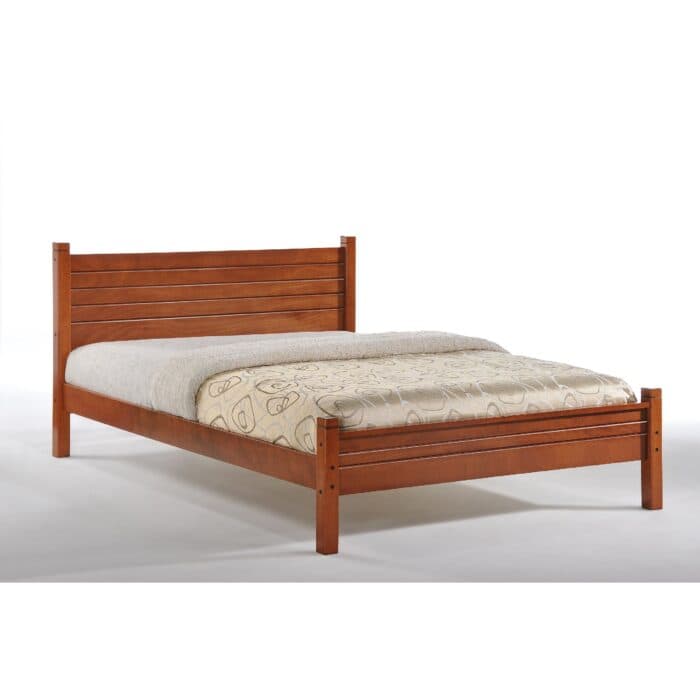 LIT 140 X 190 CM AVEC SOMMIER - BOIS - Image 2