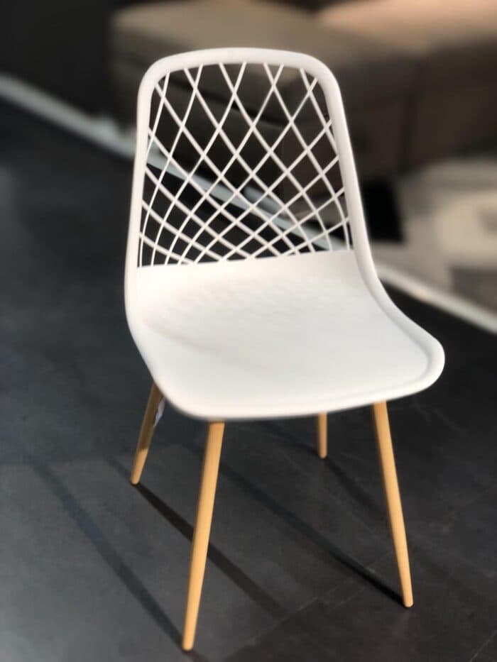 CHAISE EN PLASTIQUE - BLANC - Image 2