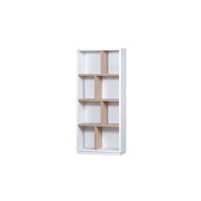 BIBLIOTHEQUE 8 NICHES - BLANC/CHENE - Image 2