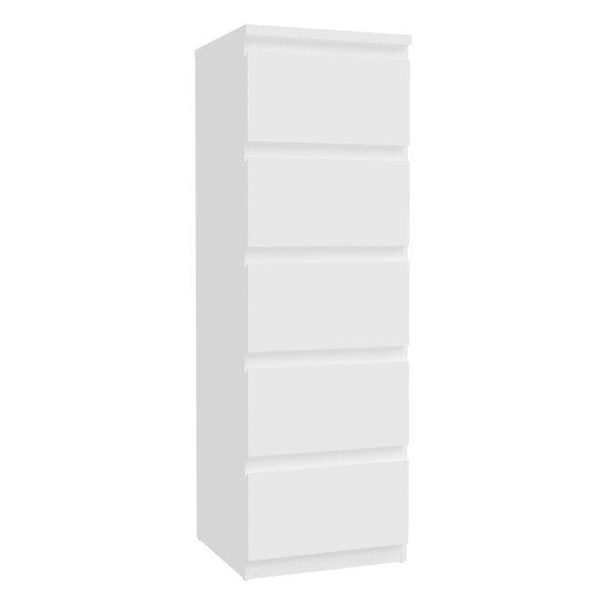 CHIFFONNIER 5 TIROIRS - BLANC - Image 2
