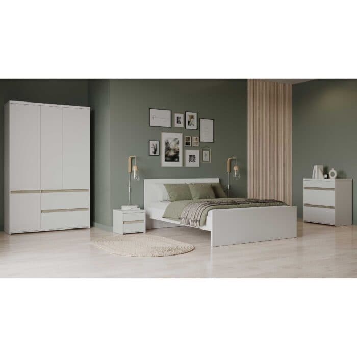 CHEVET 2T BLANC - Image 2
