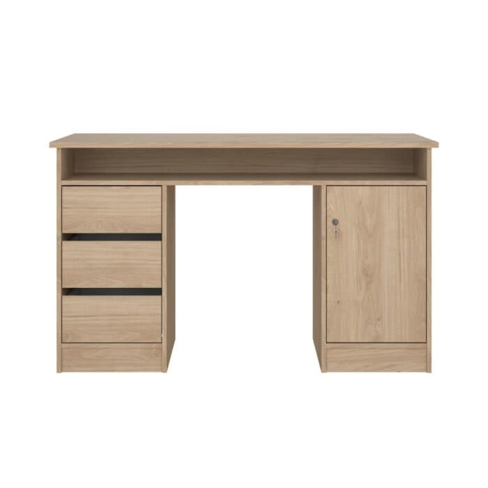 BUREAU 1 PORTE + 3 TIROIRS - JACKSON - Image 2
