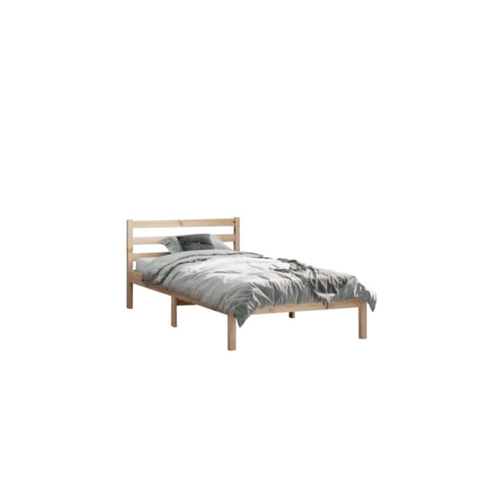 LIT 90 X 190 CM EN BOIS - NATUREL - Image 2