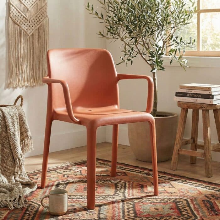 CHAISE PLASTIQUE - ROUGE - Image 2