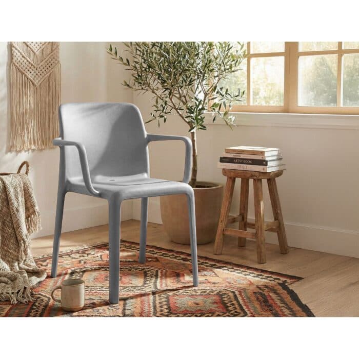 CHAISE PLASTIQUE - GRIS - Image 2