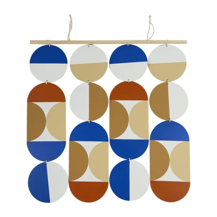 DÉCO MURAL - BLEU / ORANGE / BLANC - Image 2
