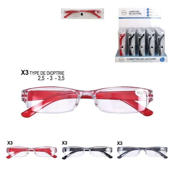 LUNETTE DE LECTURE - ROUGE - Image 2