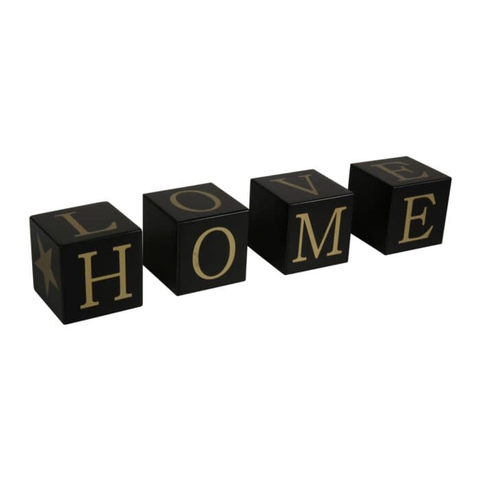 MOT DECO LOVE &amp; HOME - NOIR - Image 2