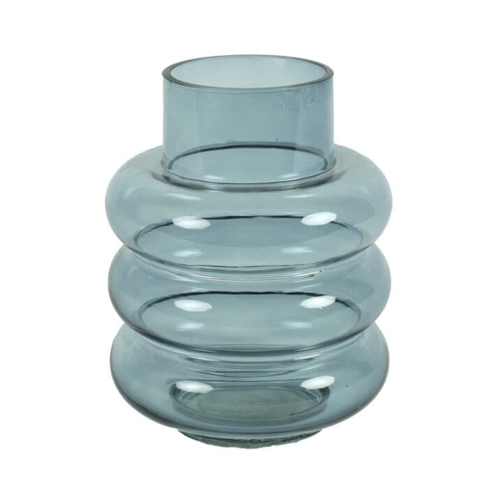 VASE NIKKY 22 CM - BLEU - Image 2