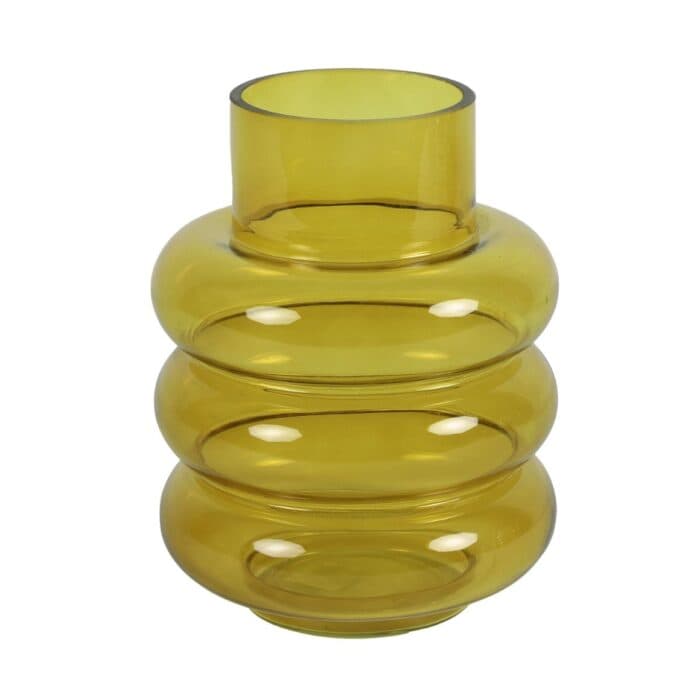 VASE NIKKY 22 CM - JAUNE - Image 2