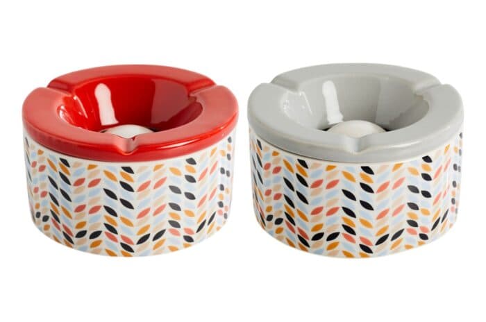 CENDRIER - ROUGE &amp; BLANC - Image 2