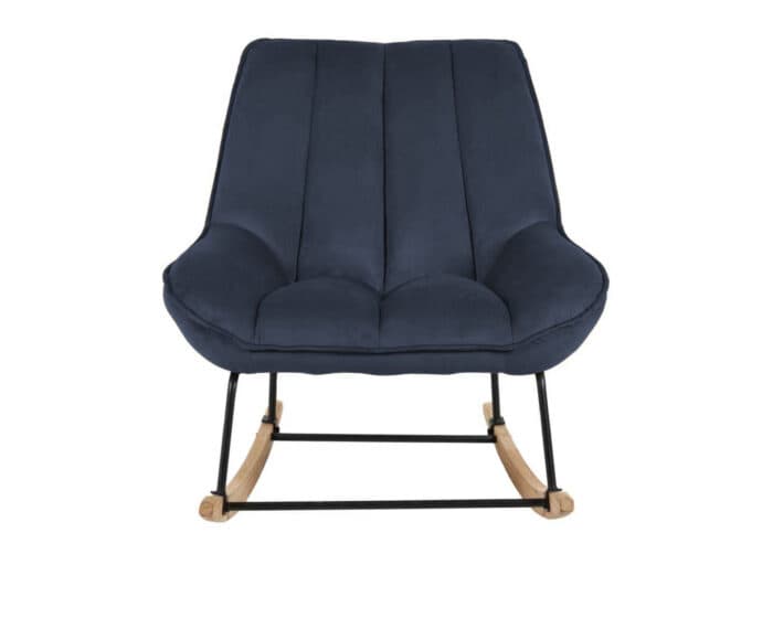 FAUTEUIL ROCKING CHAIR - - BLEU - Image 5