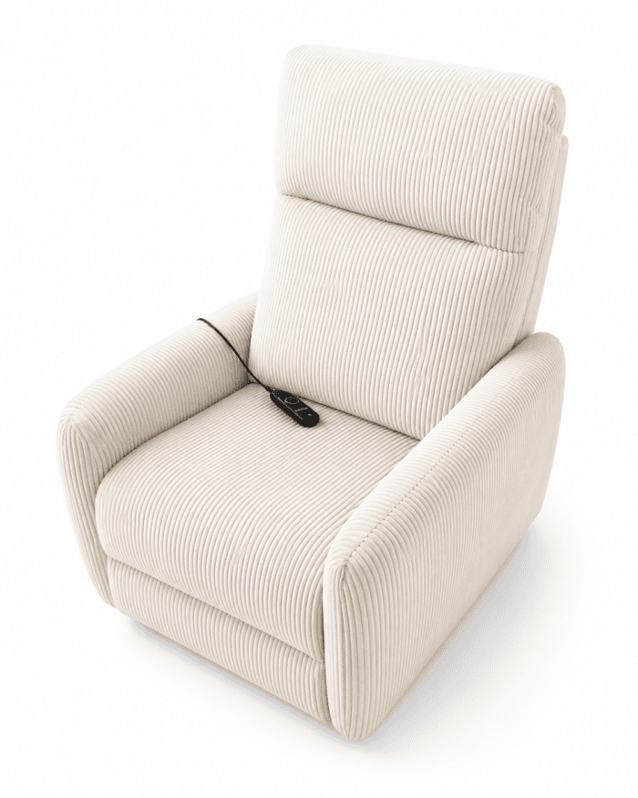 FAUTEUIL MASSANT RELAX &amp; PIVOTANT - BEIGE - Image 1