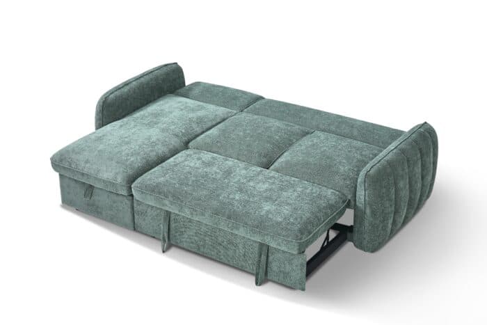 CANAPÉ D'ANGLE REVERSIBLE ET CONVERTIBLE - VERT - Image 4