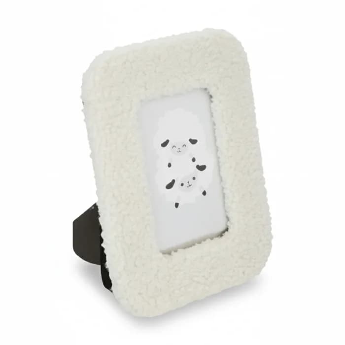 CADRE PHOTO BOUCLETTE - BLANC - Image 1