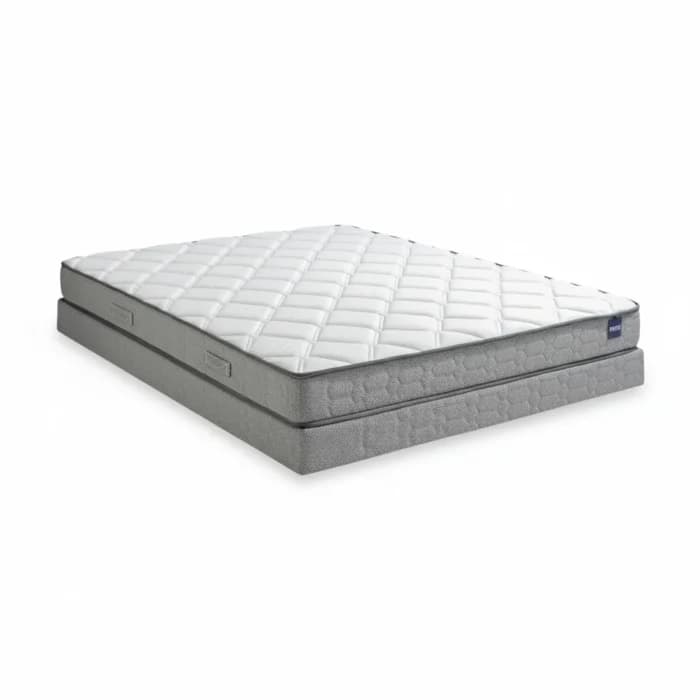 PACK MATELAS MOUSSE 140 X 190 CM  + SOMMIER ( SANS PIEDS ) - Image 1