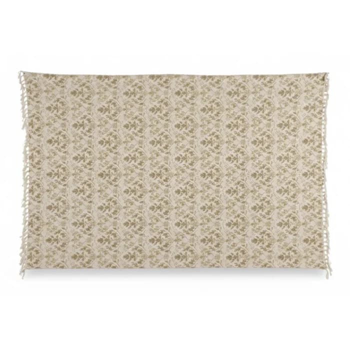 TAPIS FEUILLAGE - BEIGE - Image 1