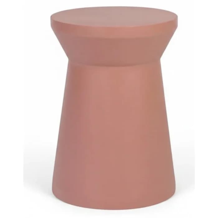 BOUT DE CANAPÉ ROUGE -RONDE - Image 1