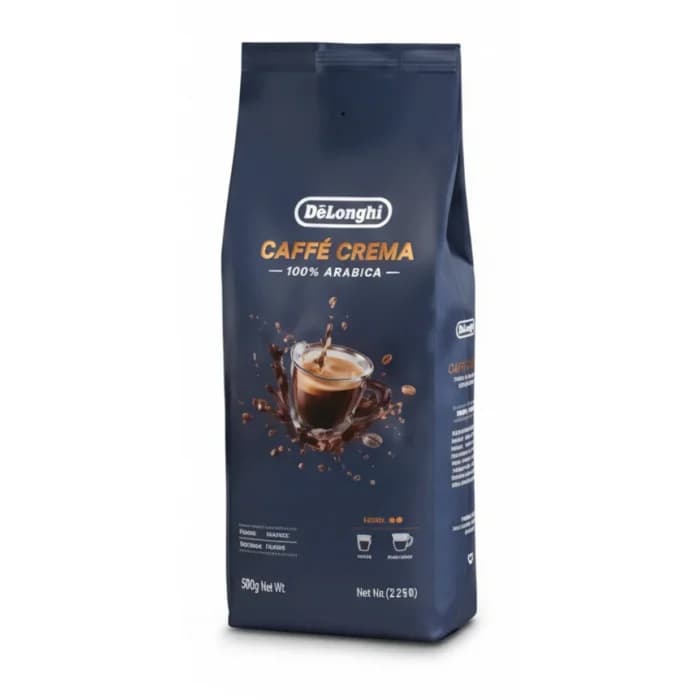 CAFÉ EN GRAIN CREMA 1 KG INTENSITÉ 4 - 100% ARABICA - DE'LONGHI - Image 1