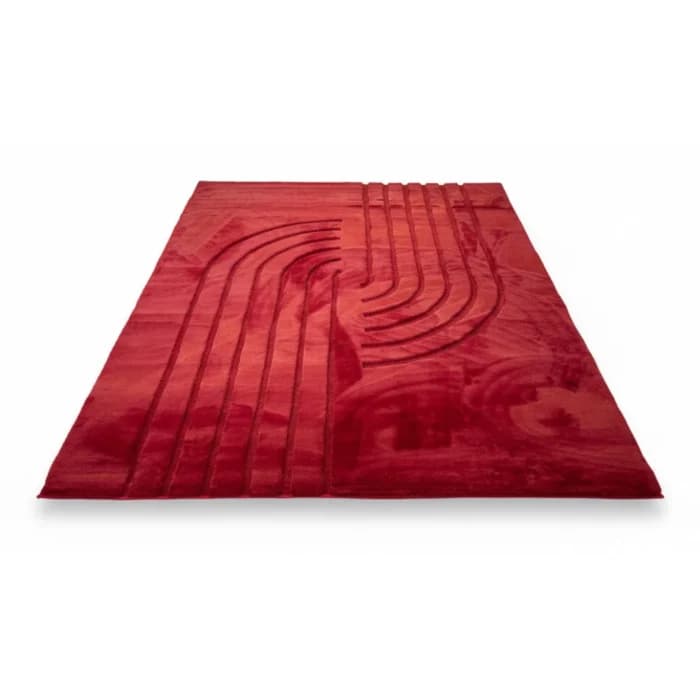 TAPIS RECTANGULAIRE - ROUGE - Image 1