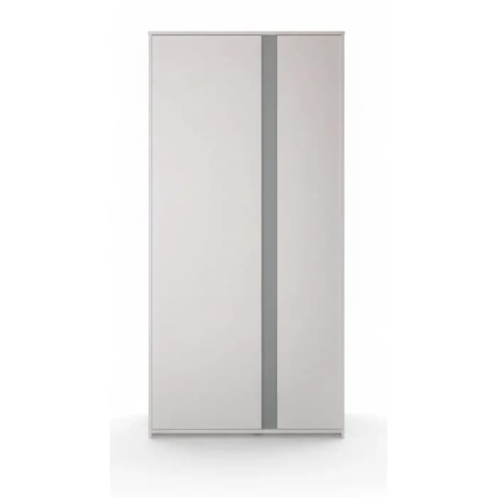 ARMOIRE 2 PORTES - BLANC - Image 1