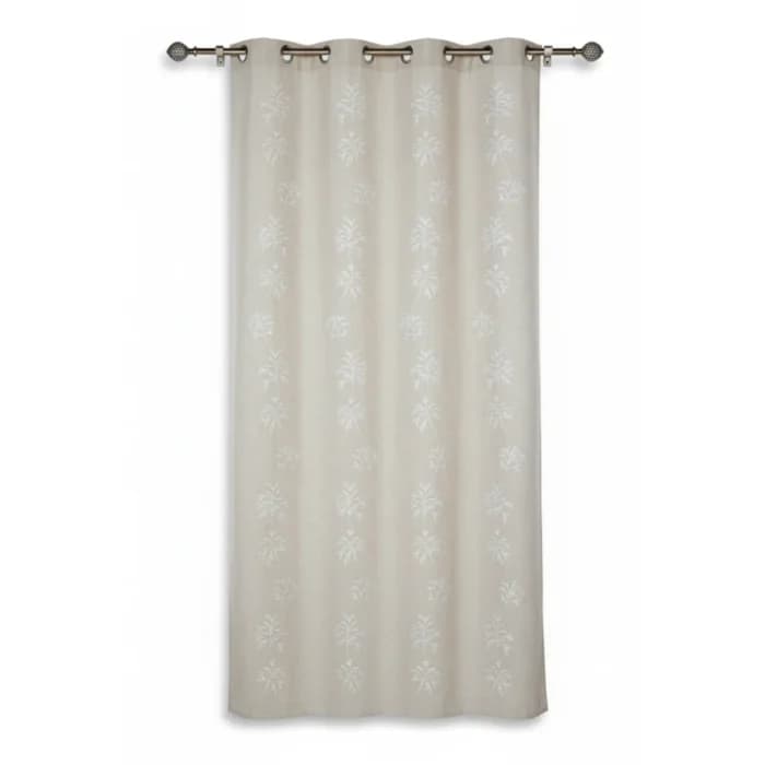 RIDEAU LIN 140 X 240 CM - 90% POLYESTER/ 10% LIN - Image 1