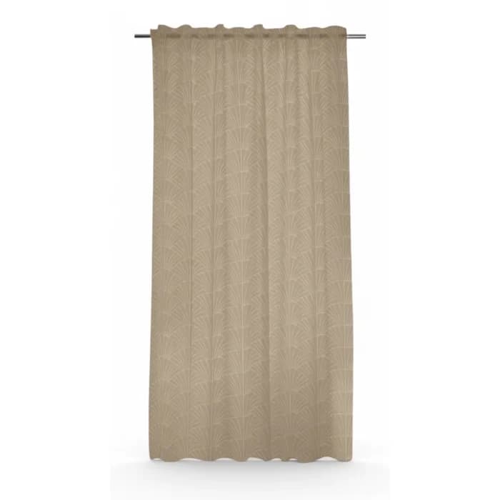 VOILAGE IMPRIME 140 X 280 - RF+PATTES CACHEES - LIN/OR - Image 1