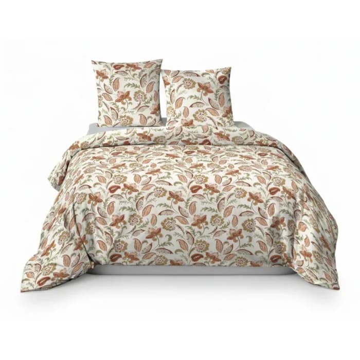 PARURE 220 X 240 CM - AVEC PRESSIONS - JEZZY BLUSH - Image 1