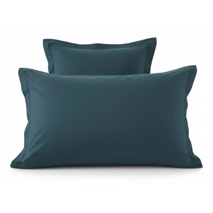 TAIES D'OREILLER 63 X 63 - 100% COTON EN LOT DE 2 - PAON - Image 1
