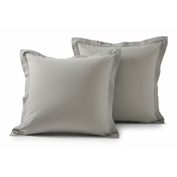 TAIES D'OREILLER 63 X 63 - 100% COTON EN LOT DE 2 - DUNE - Image 1
