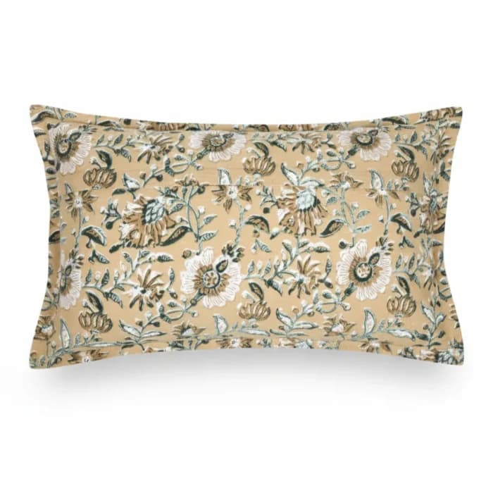 COUSSIN SHANA 30 X 50 - 100% COTON C3 D916001 - MOUTARDE - Image 1