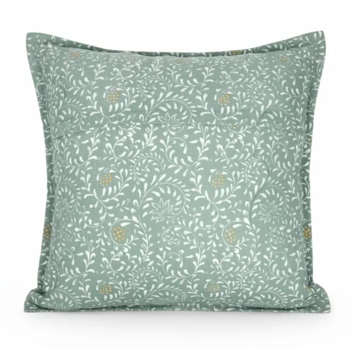 COUSSIN SHANA 45 X 45 - 100% COTON C1 D916003 - SAUGE - Image 1