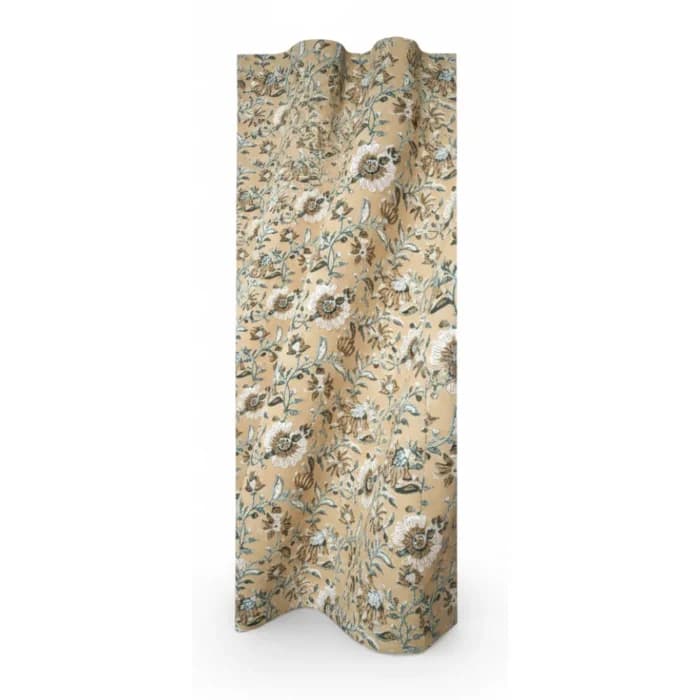 RIDEAU MOUTARDE 140 X 260 - 100 COTON R6 D916001 - SHANA - Image 1