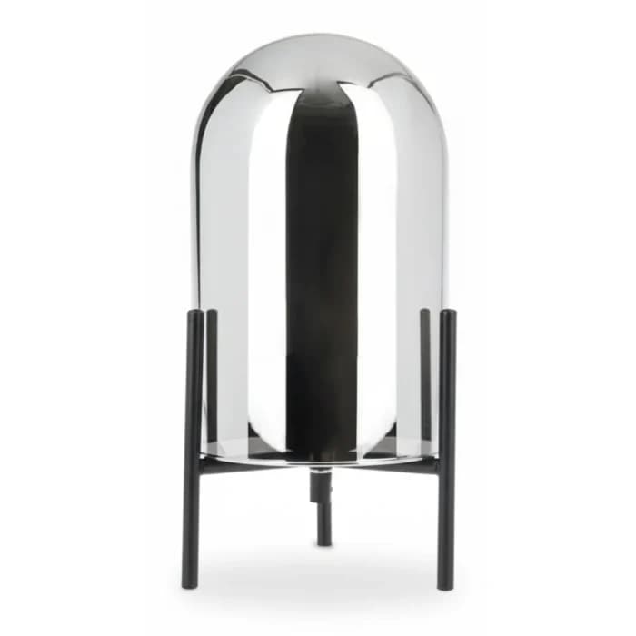 LAMPE NEF - METAL VERRE - NOIR - Image 1