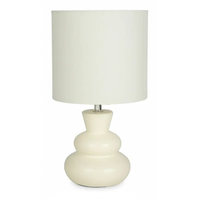 LAMPE ANASTASIA - CERAMIQUE - BLANC - Image 1