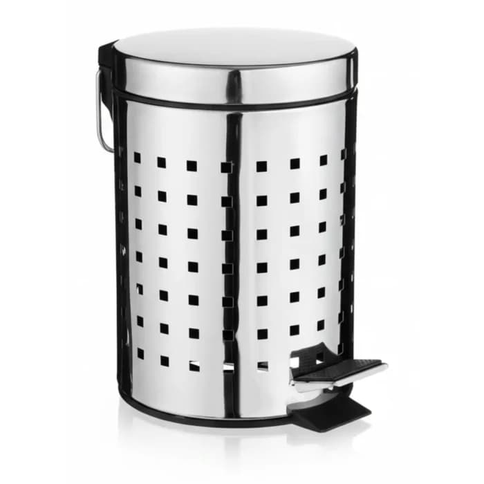 POUBELLE 3L - METAL - CUBE - Image 1