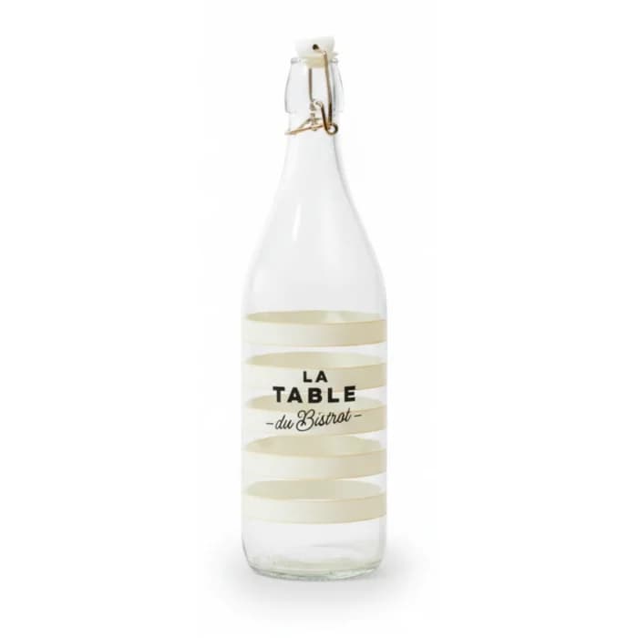 BOUTEILLE 1 L - VERRE - BISTROT - Image 1