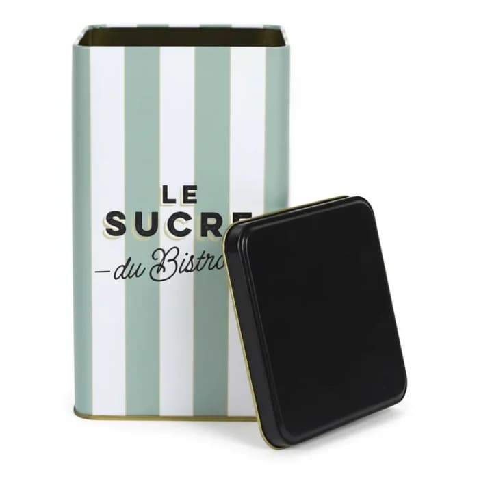 BOITE SUCRE - METAL - BISTROT - Image 1