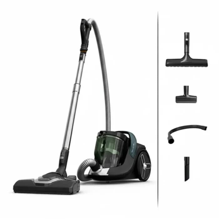 ASPIRATEUR TRAÎNEAU SANS SAC GREEN FORCE CYCLONE 900 W 2,5 L 50% RECYCLÉ - VERT - ROWENTA - Image 1