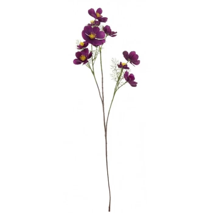 COSMOS ARTIFICIEL TIGE 105CM - VIOLET FONCÉ - Image 1
