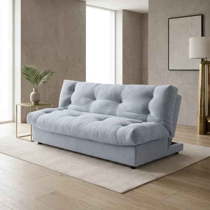 BANQUETTE CLIC-CLAC CONFORT EN TISSU - GRIS - Image 1