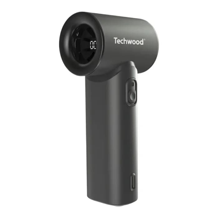 VENTILATEUR DE POCHE RECHARGEABLE 5 W 8 HEURES AUTONOMIE - ROUGE - TECHWOOD - Image 1