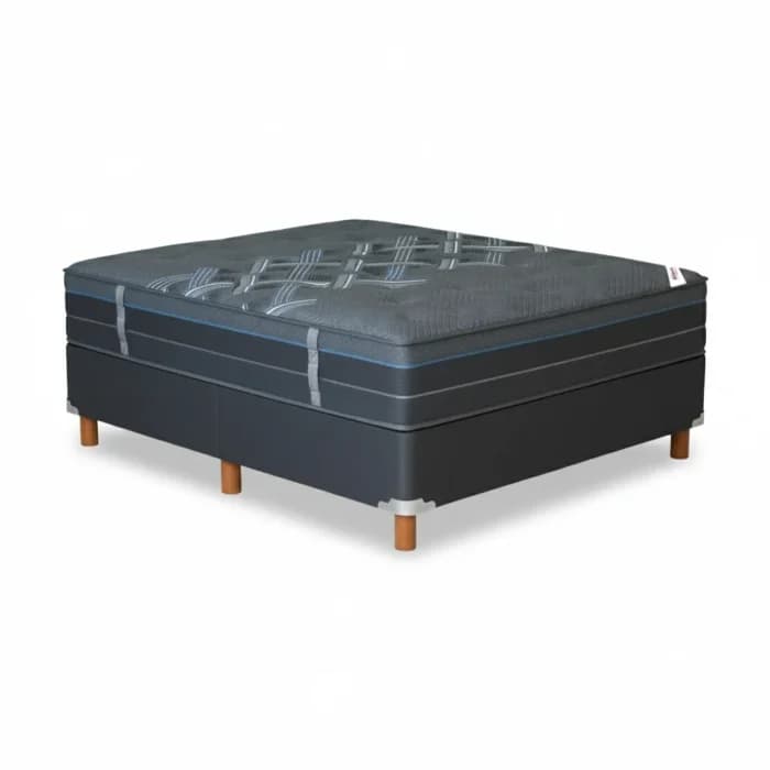 MATELAS + SOMMIER + PIEDS 180 X 200 CM - Image 1