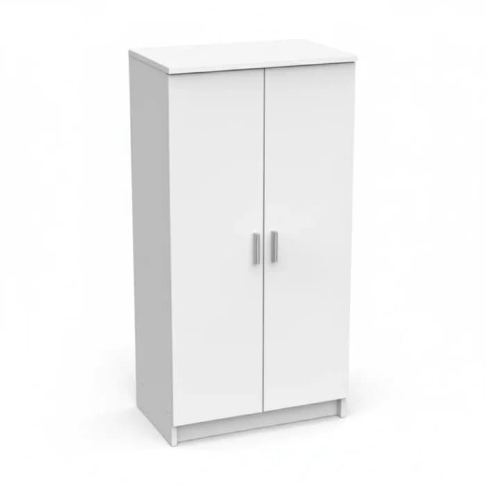 MEUBLE À CHAUSSURES 2 PORTES - BLANC - Image 1