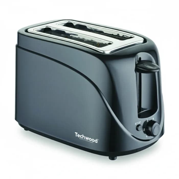 GRILLE-PAIN 2 FENTES 700 W 6 NIVEAUX - NOIR - TECHWOOD - Image 1