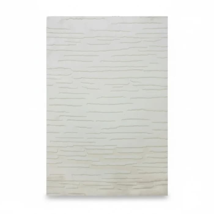 TAPIS 120 X 170 CM - BLANC - Image 1