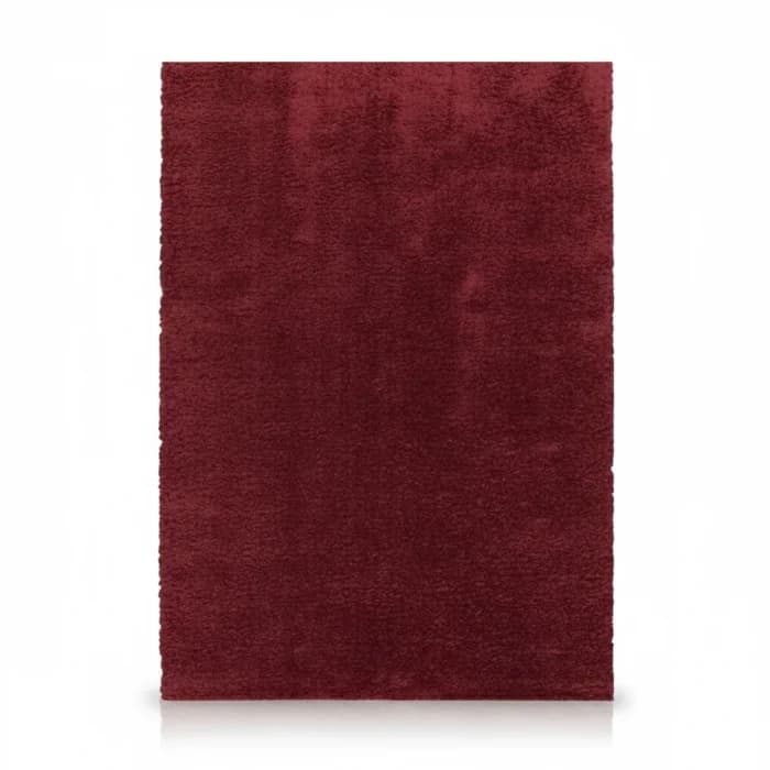 TAPIS 120 X 170 CM - BORDEAUX - Image 1