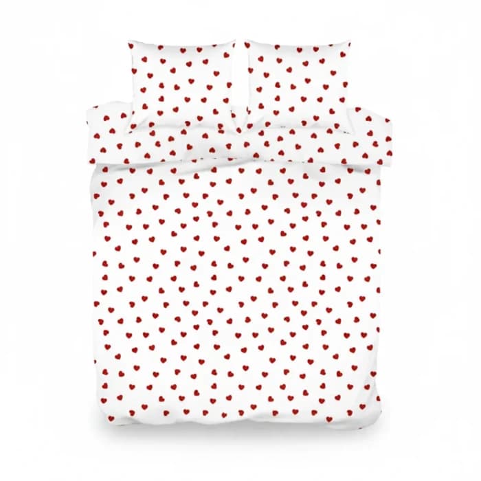 PARURE AMOUR - BLANC ET ROUGE - Image 1